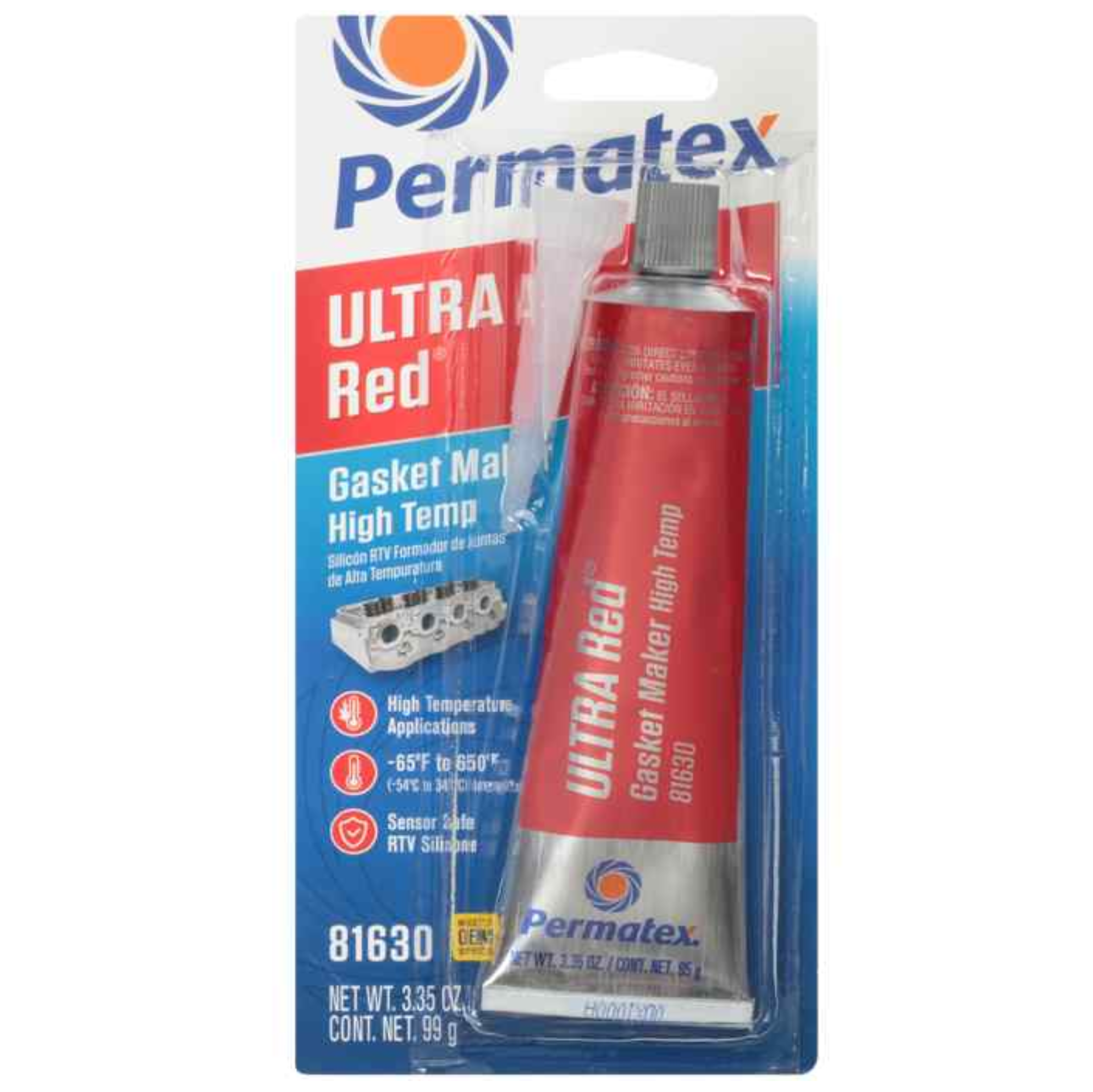 Permatex 81630 ULTRA RED HIGH TEMPERATURE Gasket Maker 95g